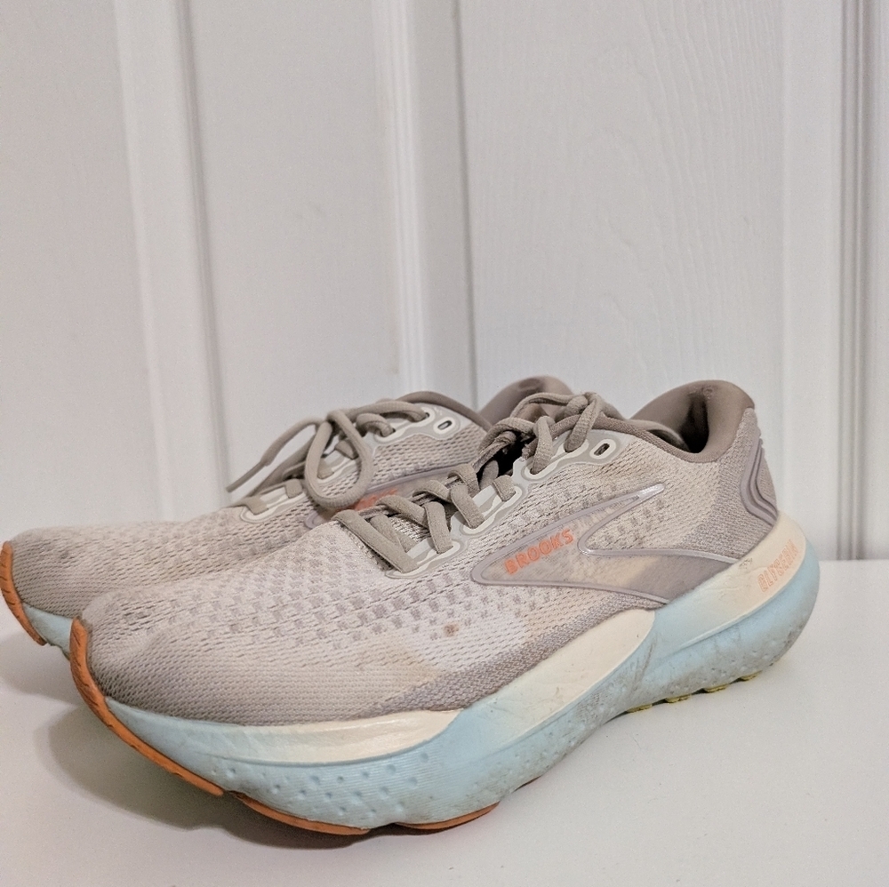 Brooks Glycerin 21 Womens Shoes Sneakers Training Blue White Size 9